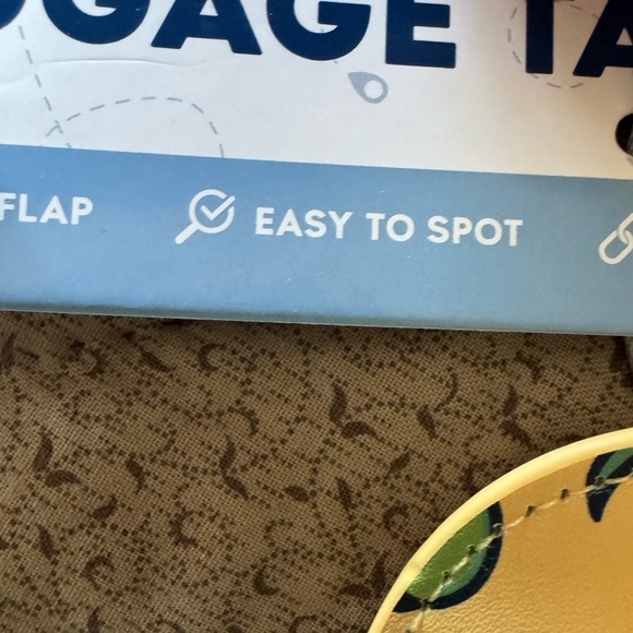 2 sets of 2 “Life  Is Good” Fruit Print Luggage Tags - Yellow and Pink+
Zoom in🍉 - Picture 5 of 8